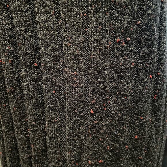 Madewell Mock Neck Charcoal Sweater Mini Dress Size Large - Picture 11 of 12